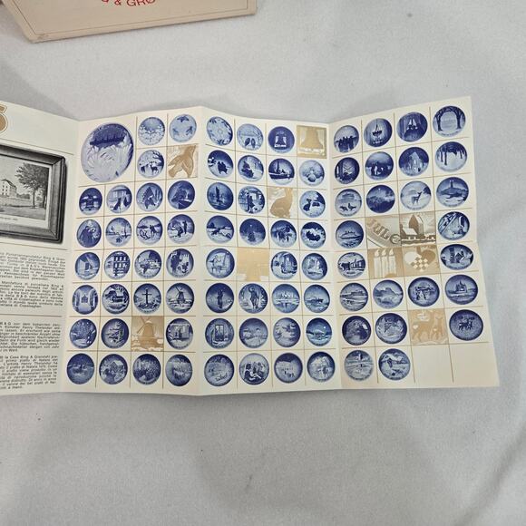 B&G 1975 Denmark Mother's Day Plate 9375 Deer & Fawn Mors Dag Vintage w/Box - Picture 5 of 10